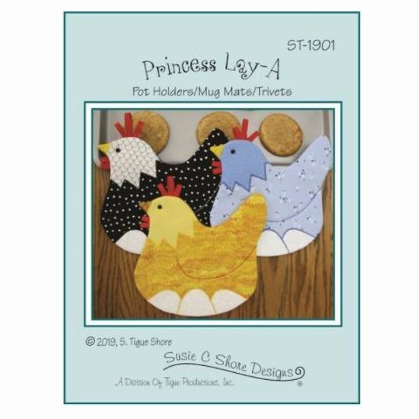 Princess Lay-A Pot Holder/Mug Mat/Trivet Pattern by Suzanne Shore for Susie C. Shore Designs