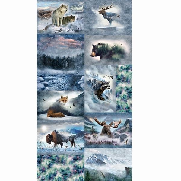 Call of the Wild Breeze Panel from Hoffman Fabrics