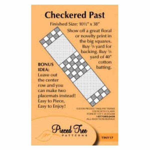 Checkered Past Table Runner Pattern From Pieced Tree Patterns