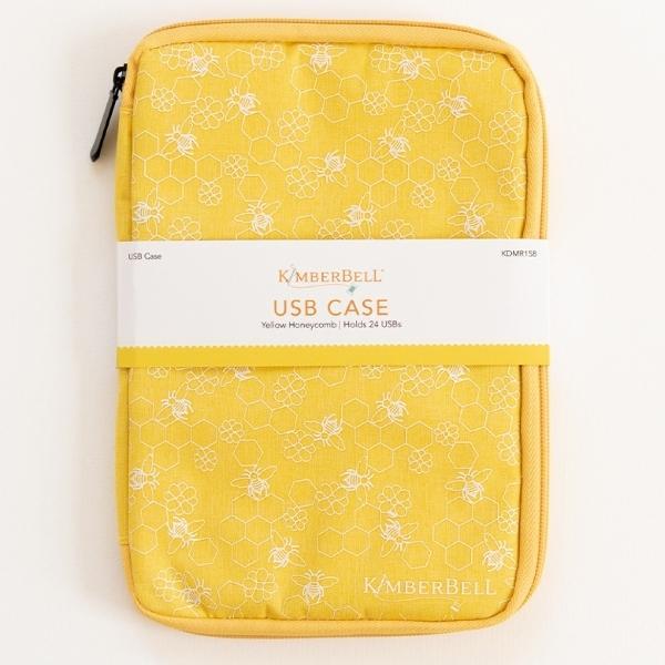 Kimberbell Yellow Honeycomb Usb Case 