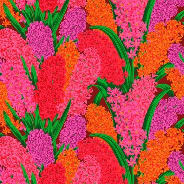 Kaffe Fasset Collective Hyacinthus Red By Philip Jacobs For Freespirit Fabrics