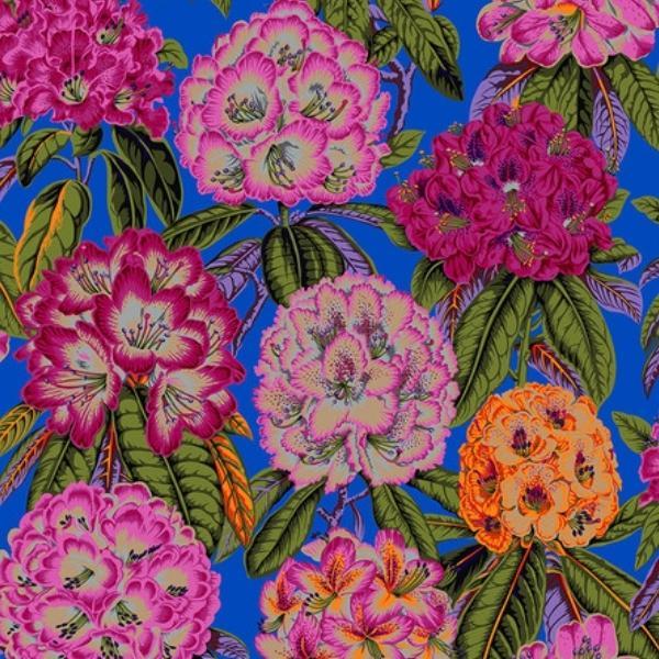 Kaffe Fasset Rhododendrons Magenta By Philip Jacobs For Free Spirit 