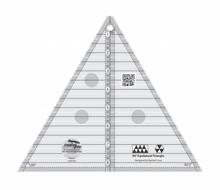 60 Degree Triangle Ruler From Creative Grids