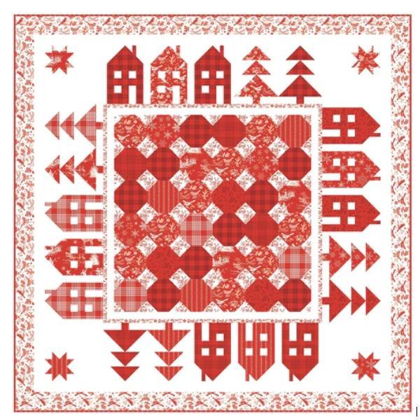 Christmas Hamlet Quilt Kit From Riley Blake