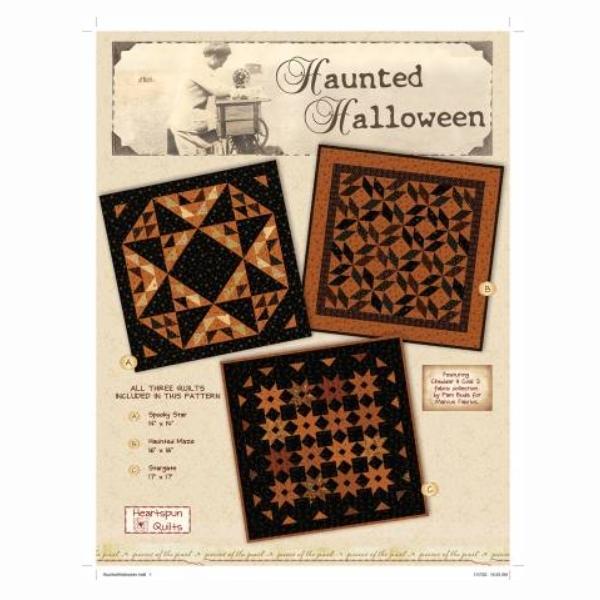 Haunted Halloween Quilt Pattern from Heartspun Quilts