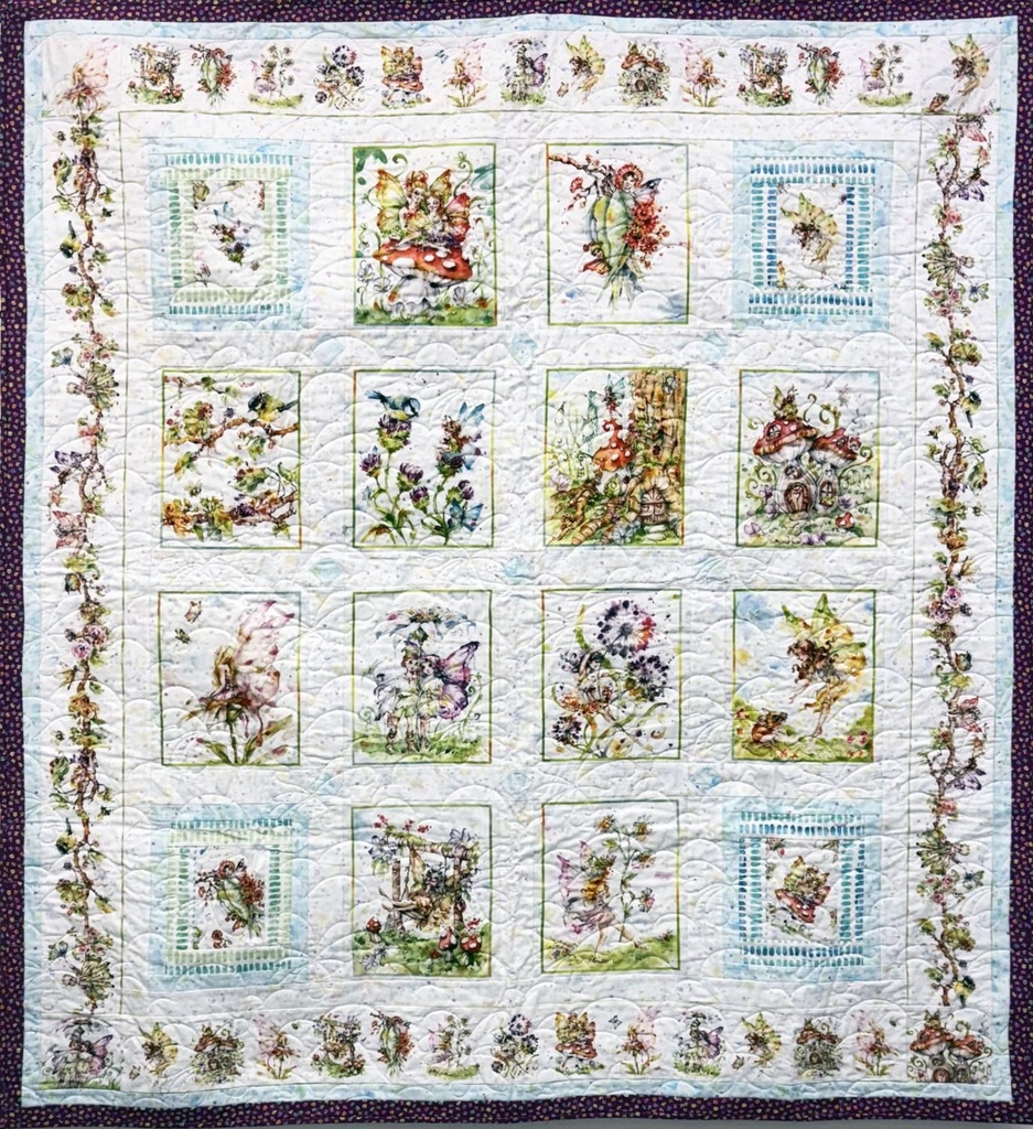 Fairy Garden Quilt Kit From P&B