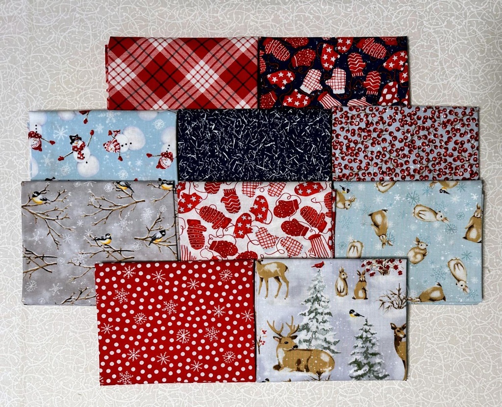 Bundle-Up Fat Quarter Bundle From Henry Glass