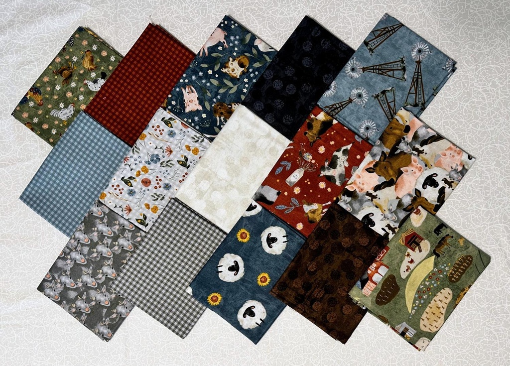 Farm Country Fat Quarter Bundle from Blank Quilting