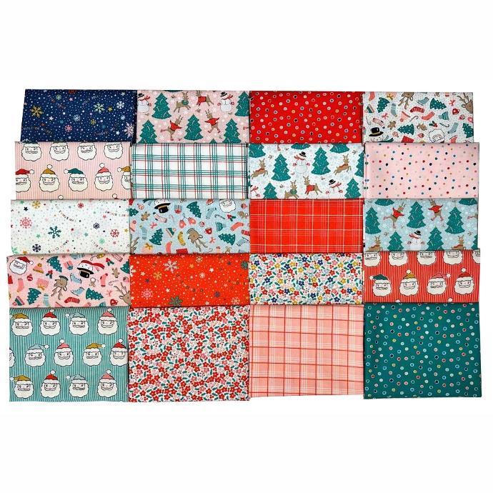 Oh What Fun! Fat Quarter Bundle From Poppie Cotton