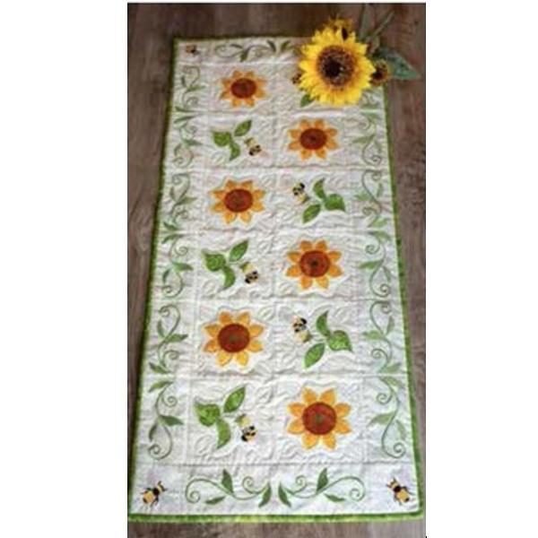 Beeutiful Sunflower Table Runner Machine Embroidery Kit