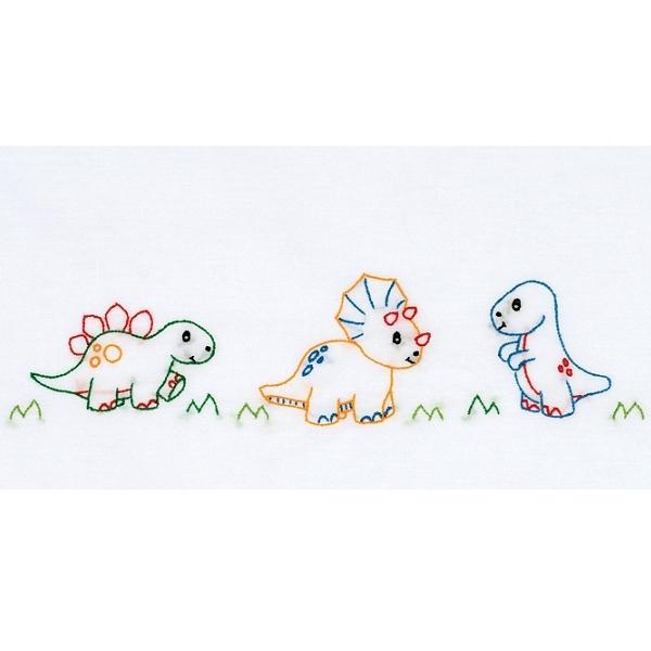 Children's Pillowcase Kit Dinosaurs from Jack Dempsey Inc