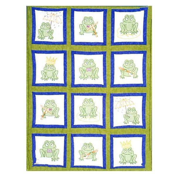 Quilt Squares Frog Theme From Jack Dempsey Inc