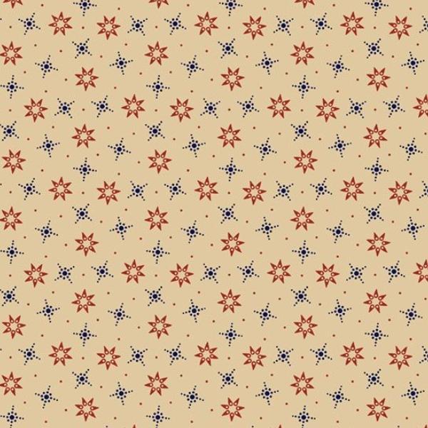 Seaside Sailor Sky Beige By Paula Barnes For Marcus Fabrics