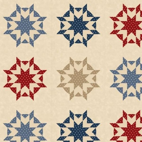 Seaside Star Panel Blocks By Paula Barnes For Marcus Fabrics