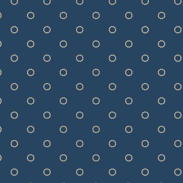 Seaside Static Drops Navy By Paula Barnes For Marcus Fabrics
