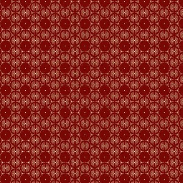 Seaside Spyglass Red By Paula Barnes For Marcus Fabrics