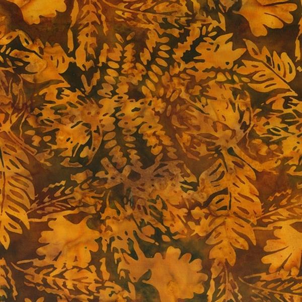 Dinosaurus Pumpkin Leaf Toss By Banyan Batiks Studio For Northcott Fabrics 