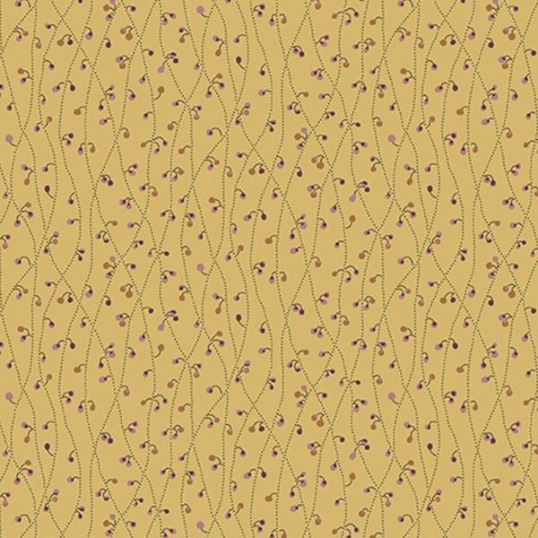 English Garden Blue Vetch Custard By Laundry Basket Quilts For Andover Fabrics 