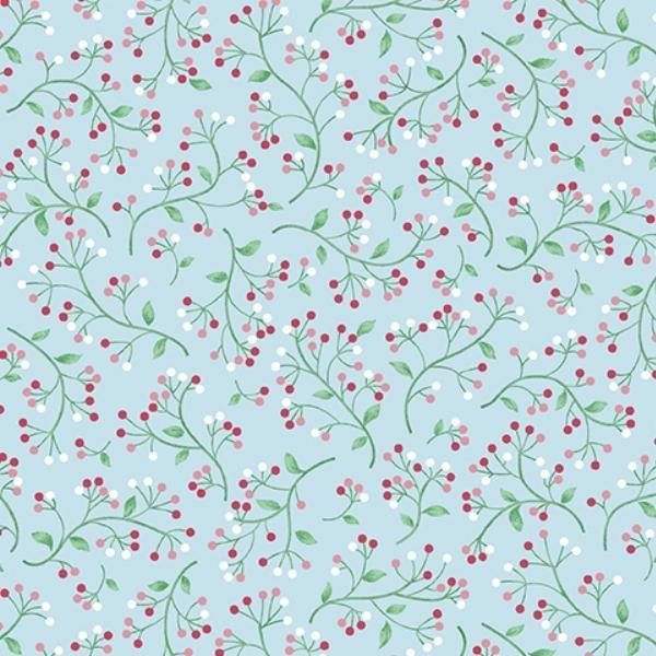 Wander Lane Two Winter Berry Ice By Nancy Halvorsen For Benartex