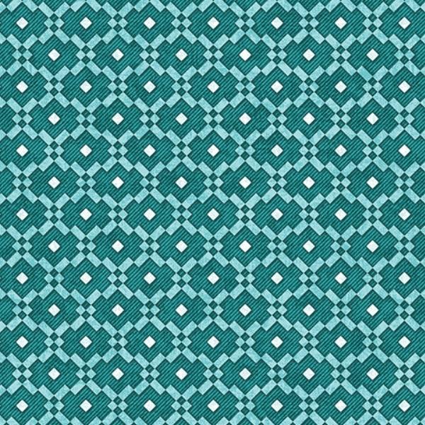 Wander Lane Two Patchwork Teal By Nancy Halvorsen For Benartex 
