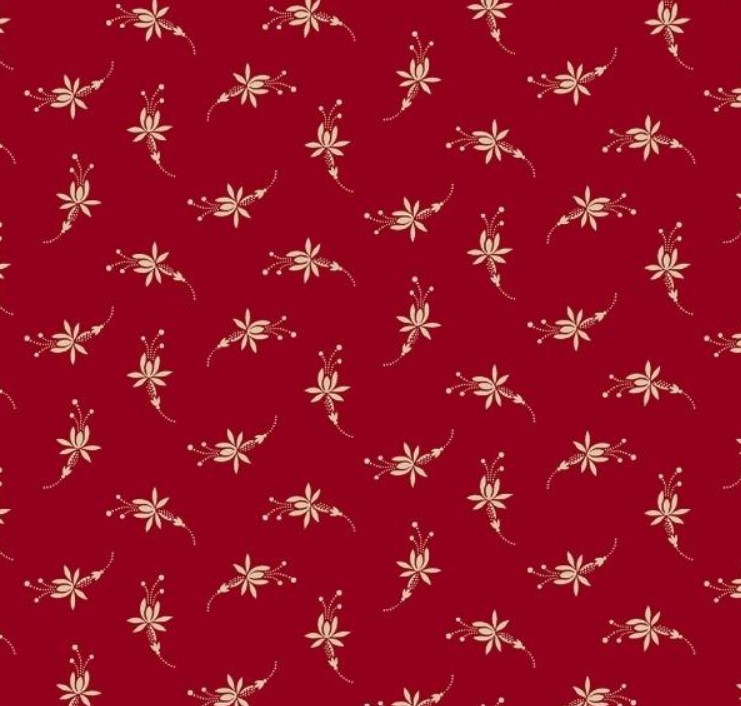 Memories in Redwork Scarlet from Henry Glass