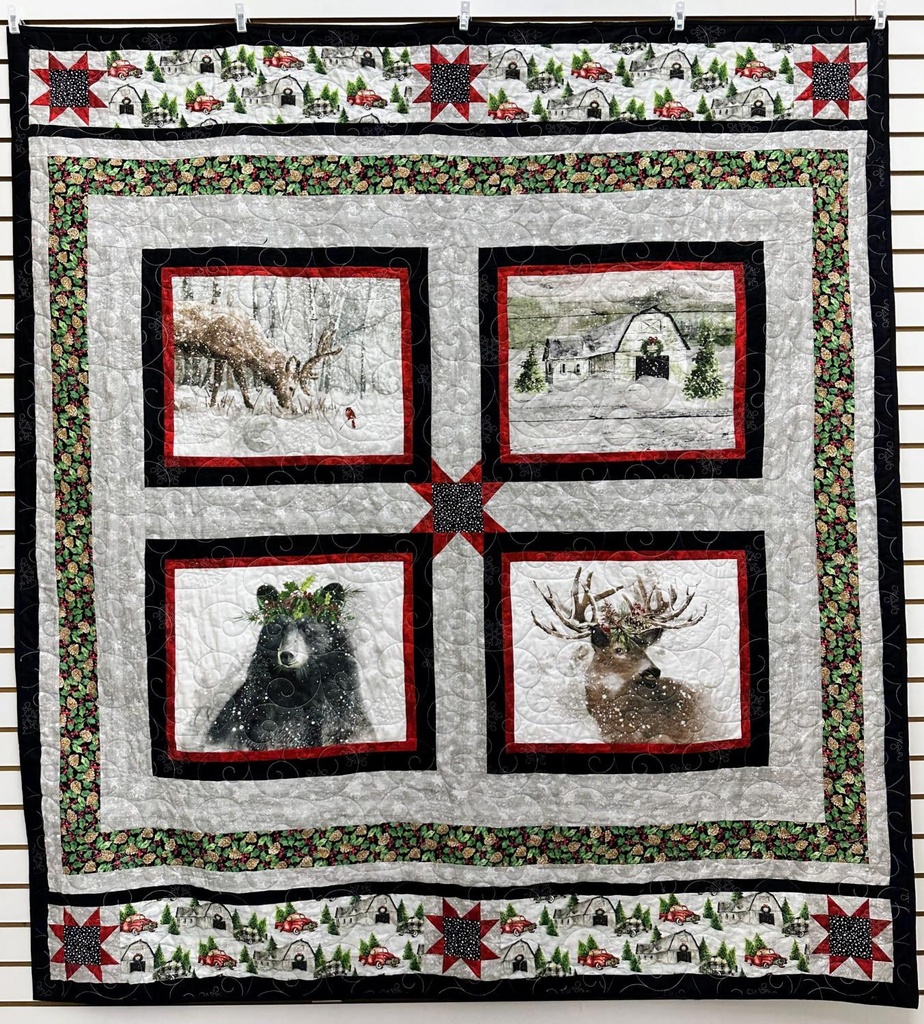 Farm House Christmas Quilt Kit