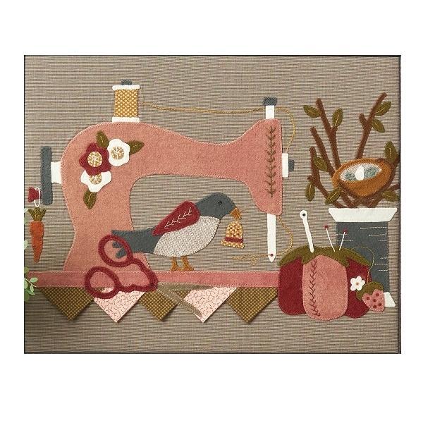 Spring Vintage Sewing Machine Laser Cut Kit From Buttermilk Basin Designs