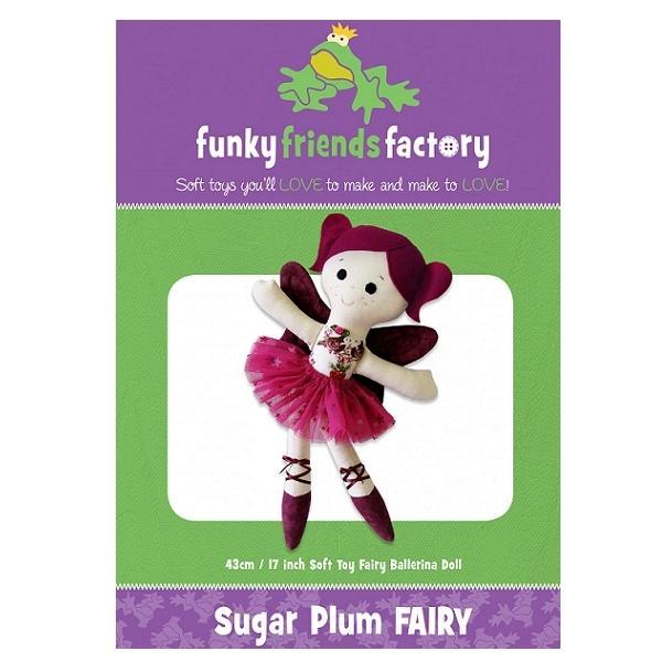 Sugar Plum Fairy Soft Toy Pattern From Funky Friends Factory