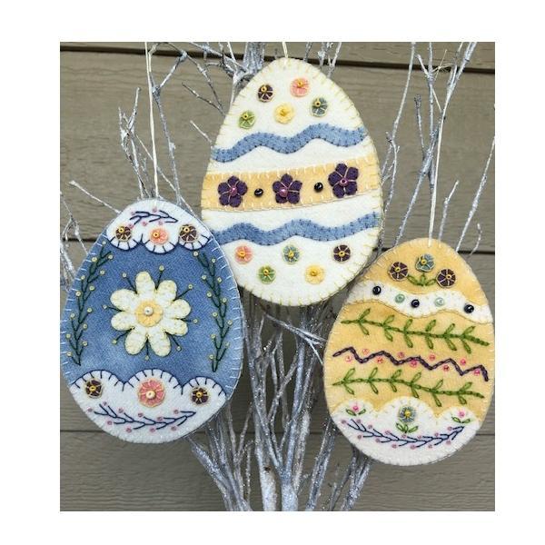 Sp"Egg"Tacular Woolie Eggs Pattern By Sue Holbrook For Cotton And Thread Quilts