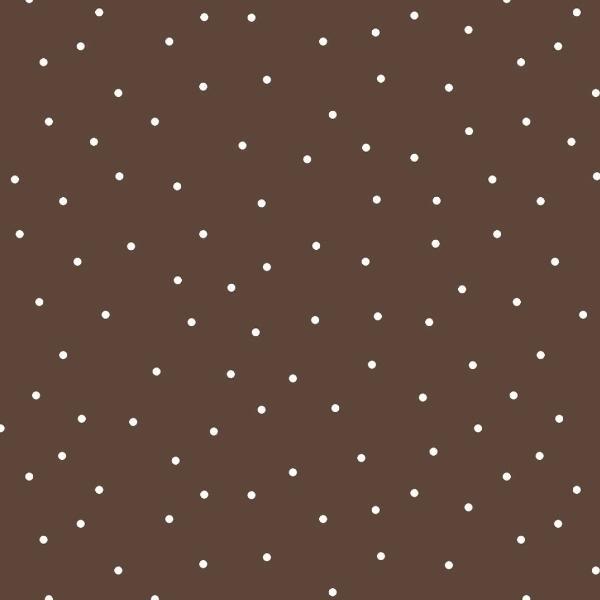 Kimberbell Basic Dots Brown/White From Maywood Studio