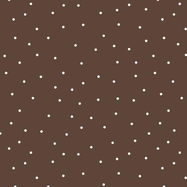 Kimberbell Basic Dots Brown/White From Maywood Studio