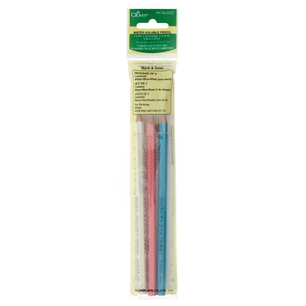 Water Soluble Pencil, 3 Pack