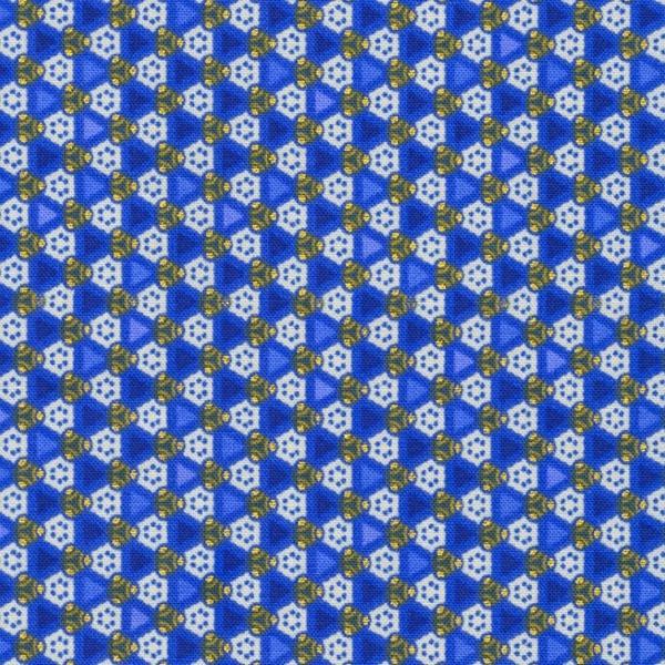 Jaikumari Cobalt Triangles By Studio Rk For Robert Kaufman