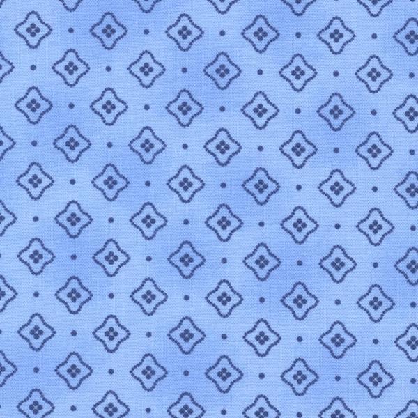 Sara Geometric Blue By Debbie Beaves Collection For Robert Kaufman