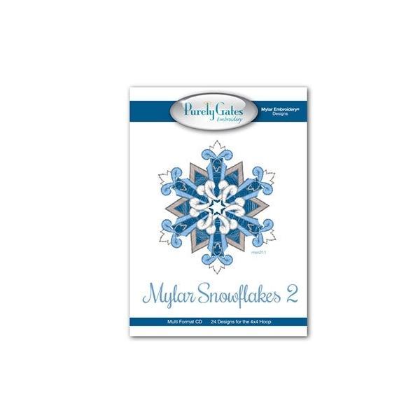 Mylar Snowflakes 2 Embroidery Pattern From Purely Gates 