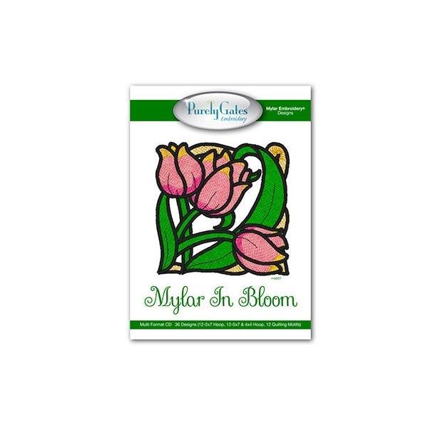 Mylar In Bloom Embroidery Pattern From Purely Gates