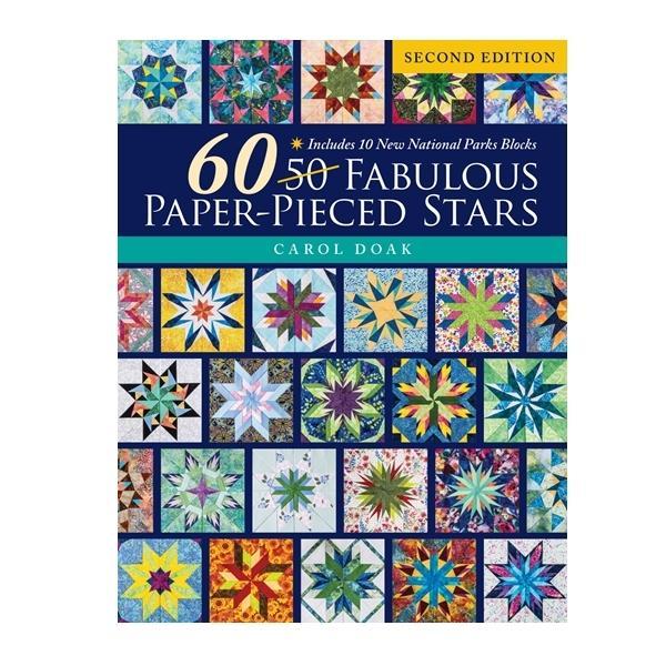 60 Fabulous Paper-Pieced Stars By Carol Doak