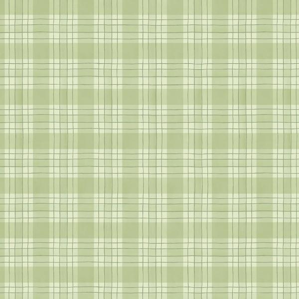 Zest For Life Green Plaid By Cynthia Coulter For Wilmington Prints