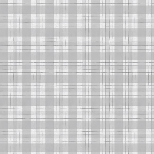 Zest For Life Gray Plaid By Cynthia Coulter For Wilmington Prints