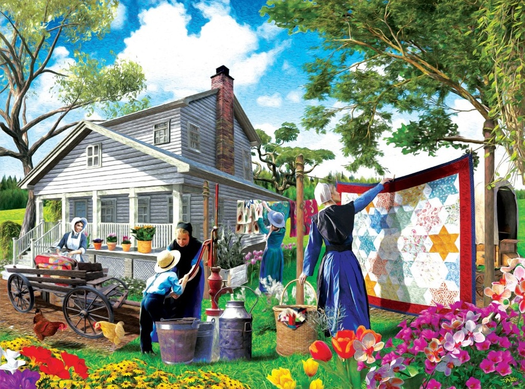 Afternoon Chores 1000 Piece Jigsaw Puzzle