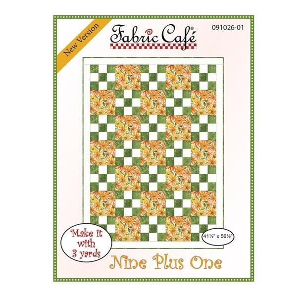 Nine Plus One Quilt Pattern From Fabric Cafe