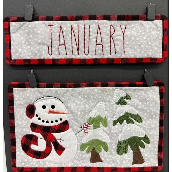 Patchabilites Calendar January Fabric Kit