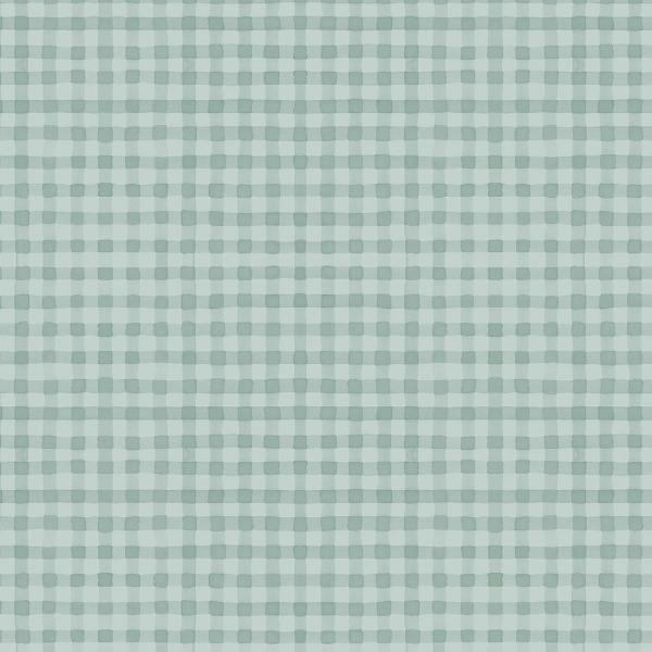 Blessed By Nature Blue Gingham By Lisa Audit For Wilmington Prints 