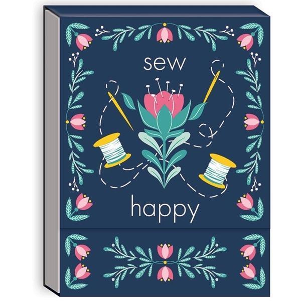 Sew Happy Blue Pocket Notepad From Moda