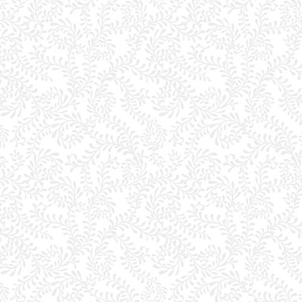 Essential 108In Wide Backing White On White Swirling Leaves From Wilmington Prints
