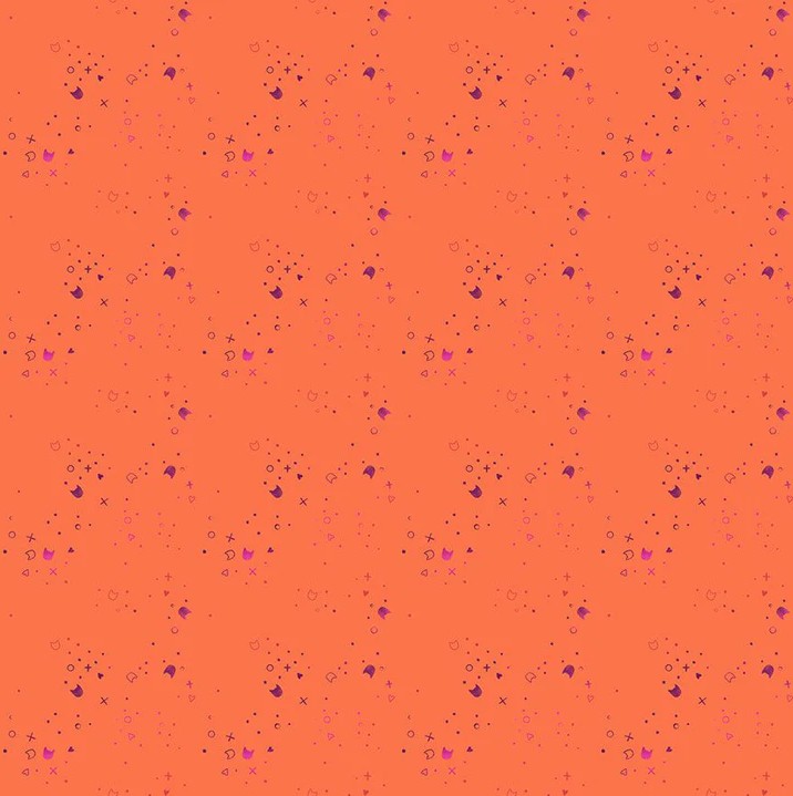 Kitty Litter Blender Zinnia by Pammie Jame for Dear Stella