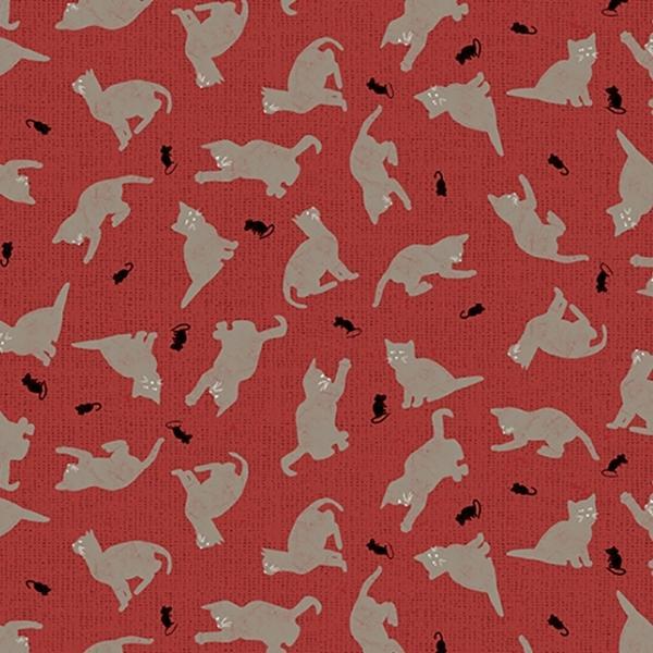 Purrfection Light Red Kittens By Dan Dipaolo For Clothworks