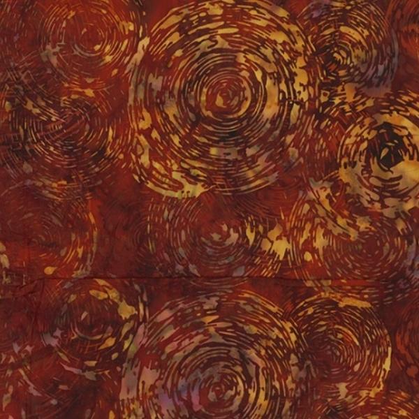 All Things Spice Paprika Spiral Bali Batiks From Hoffman 