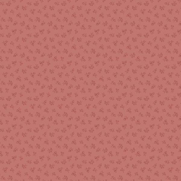 Toolbox Floral Mini Floral Red By Dolores Smith For Marcus Fabrics