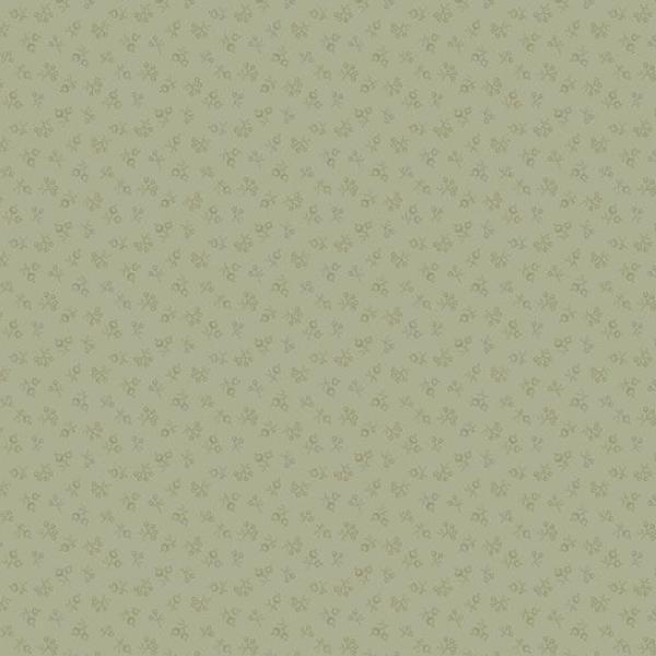 Toolbox Floral Mini Floral Green By Dolores Smith For Marcus Fabrics